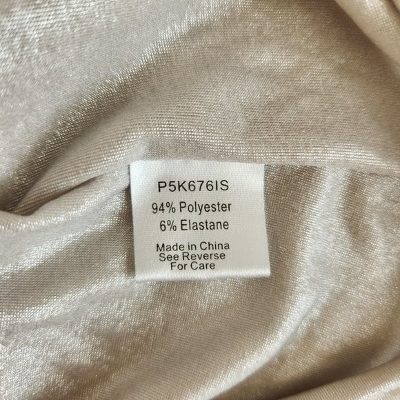 PARKER Silver Metallic Flattering Cocktail Mini Dress Size M NEW NO TAGS! - Picture 11 of 16